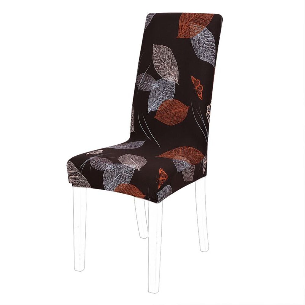 Stretch Dining Chair Cover Floral Pattern Removable Washable Chair Protector